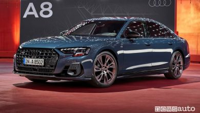 Vista di profilo nuova Audi A8