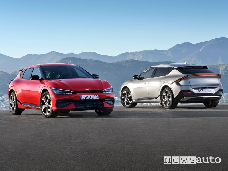 Nuova Kia EV6 elettrica GT Line