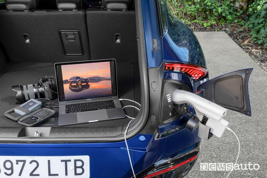 Adattatore funzione Vehicle-to-load (V2L) nuova Kia Ev6 elettrica
