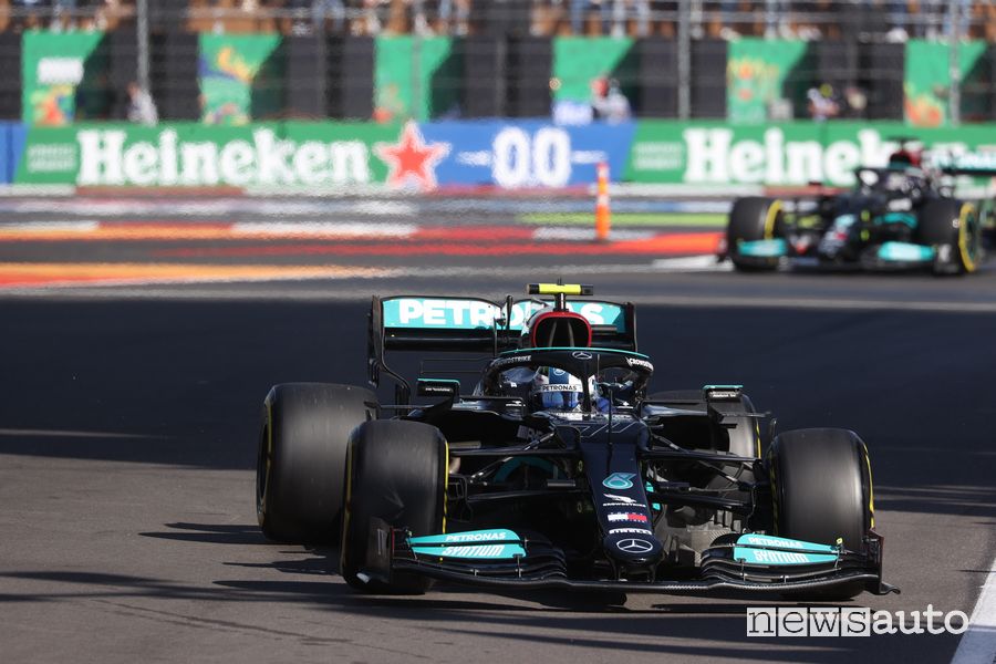 Qualifiche GP Messico 2021 pole position Mercedes-AMG Valterri Bottas
