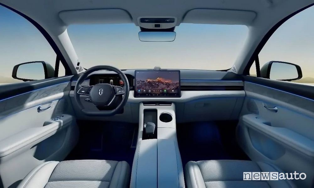 Plancia strumenti abitacolo auto elettriche Huawei Aito M5