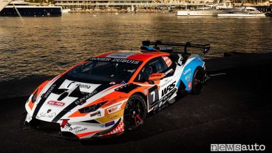 Lamborghini Huracàn Super Trofeo Team Novamarine - GSM Racing al porto di Montecarlo