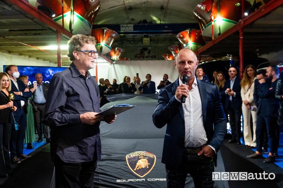 Giovanni Di Pillo e Andrea Grilli nella presentazione del Team Novamarine - GSM Racing