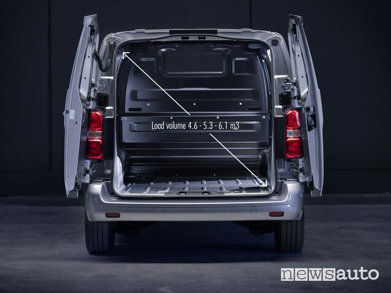 Cassone capacità di carico nuovo Fiat Scudo