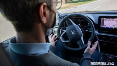 Seat Leon test guida autonoma del progetto Diana