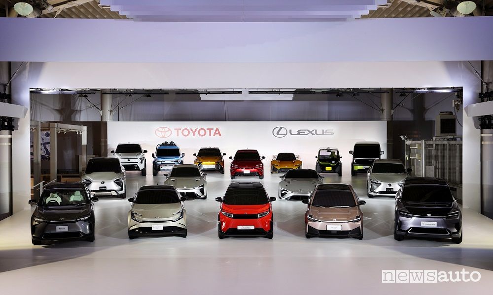 Auto elettriche Toyota e Lexus, 30 nuovi modelli entro il 2030