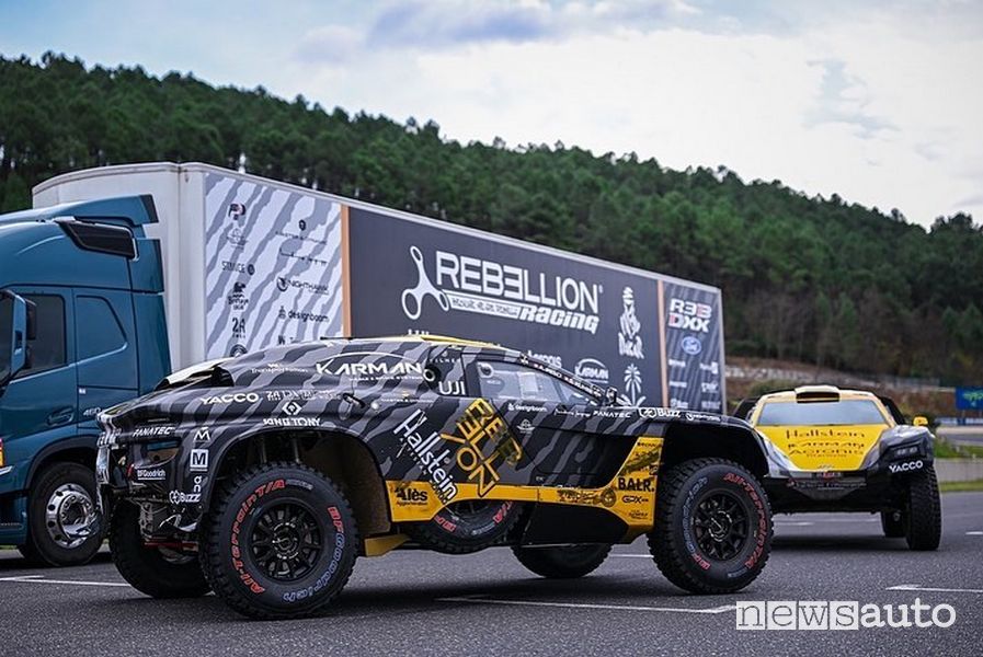 Incendio alla Dakar 2022 buggy DXX