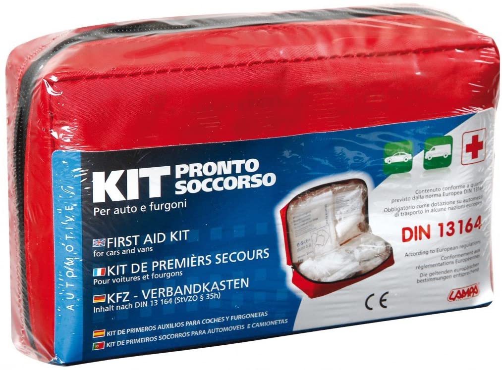 Kit pronto soccorso per auto e furgoni LAMPA