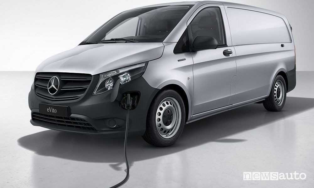 Mercedes-Benz eVito Furgone in ricarica