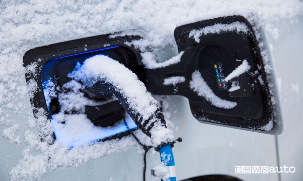 Autonomia auto elettrica d'inverno, perché col freddo fa meno km