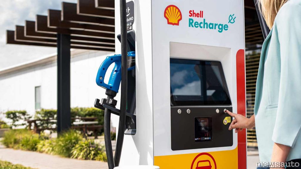 Stazioni di ricarica elettrica Shell