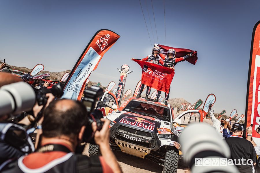 Dakar 2022 Toyota Nasser Al Attiyah e Mathieu Baumel