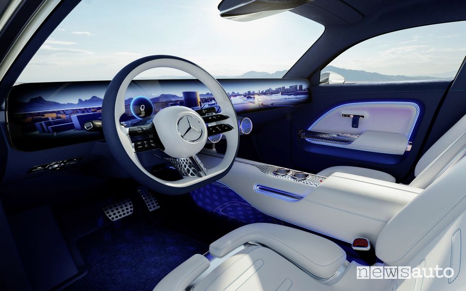Volante abitacolo Mercedes-Benz Vision EQXX