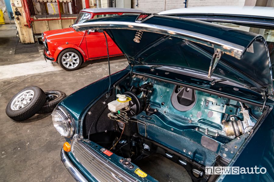 Vano motore Mini storica elettrica