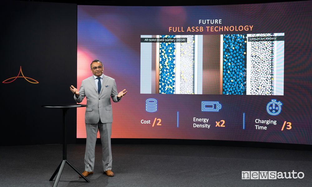 Ashwani Gupta annuncia la strategia dell'Alleanza sullo sviluppo di batterie allo stato solido