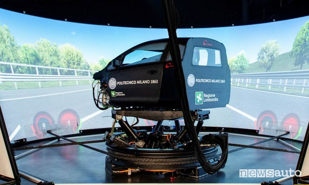 Simulatore di guida Politecnico, strumento per la sicurezza stradale
