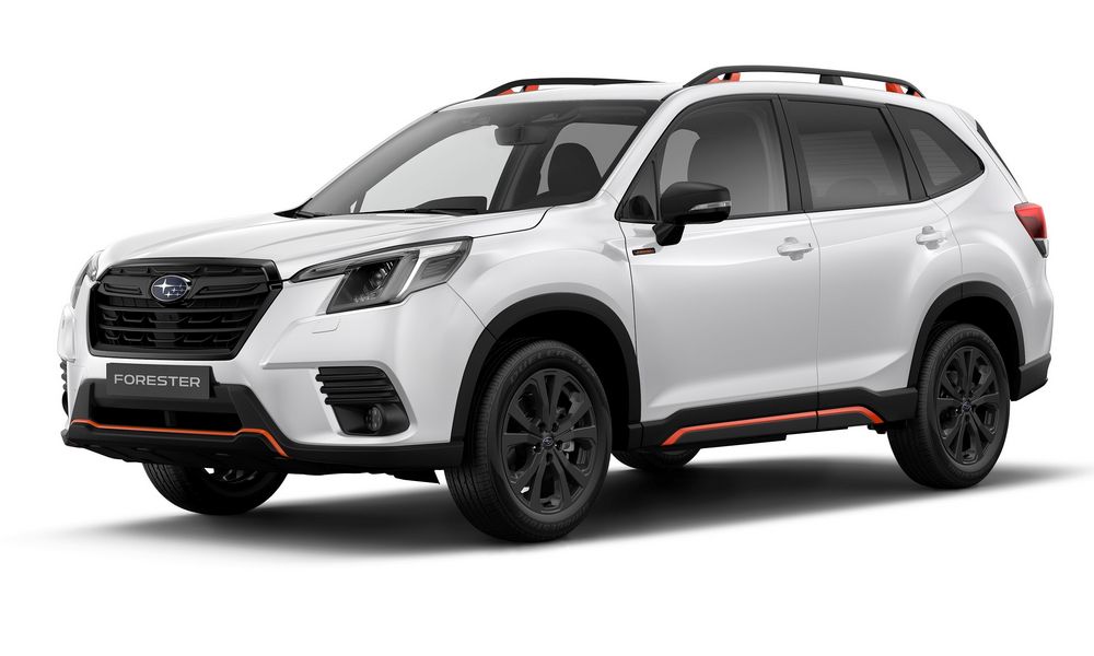 Vista di profilo nuovo Subaru Forester 4DVENTURE