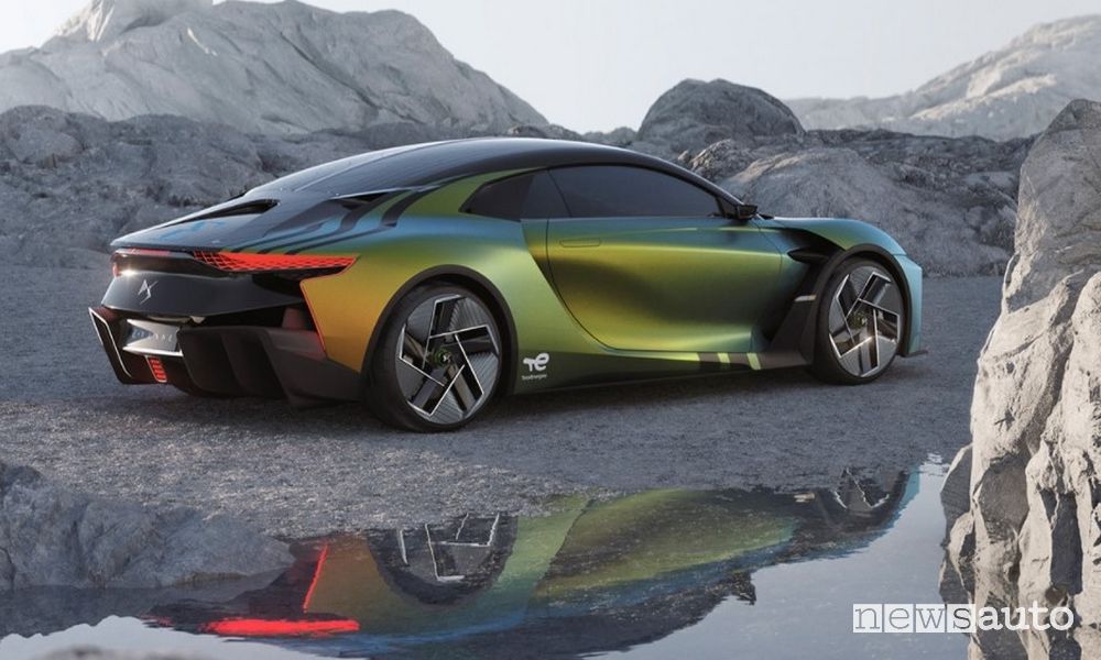 Vista posteriore DS E-Tense Performance