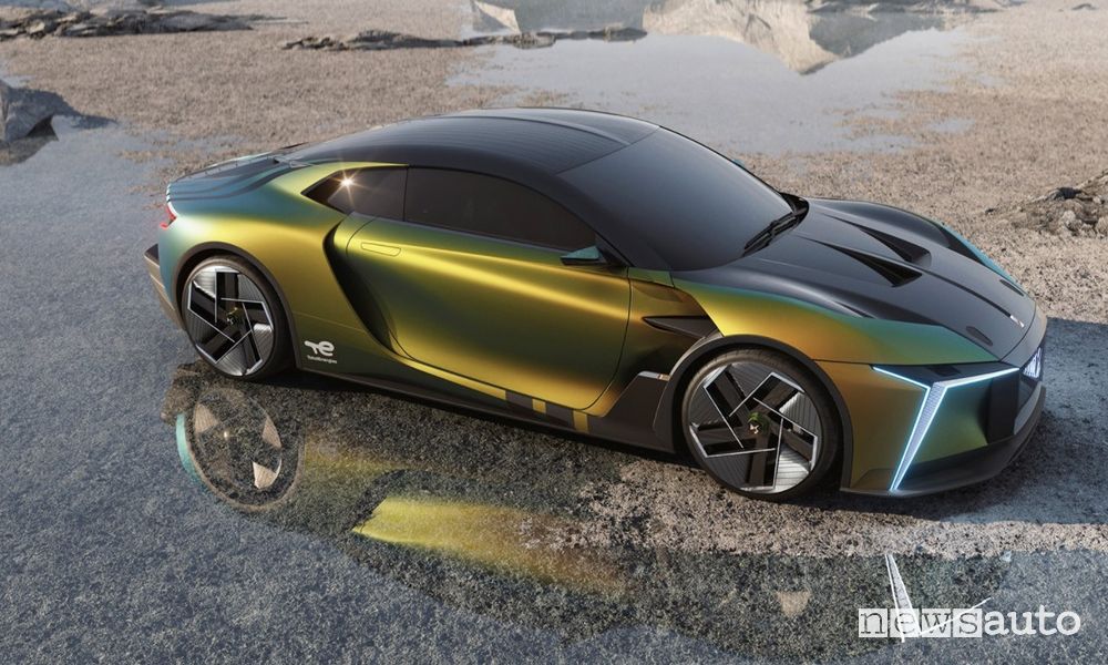 Vista di profilo DS E-Tense Performance