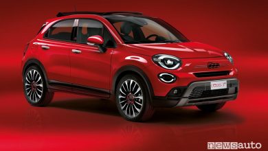 Nuova Fiat 500X Hybrid RED