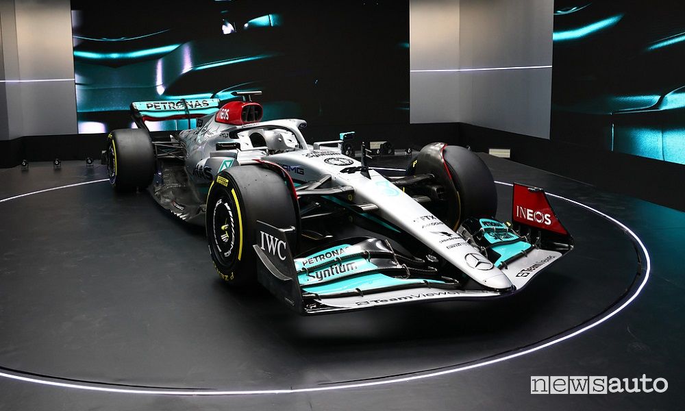 Mercedes AMG F1 2022 nuova monoposto W13 E Performance