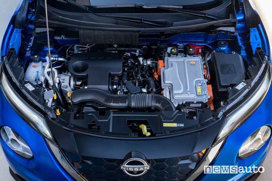 Vano motore ibrido Nissan Juke Hybrid