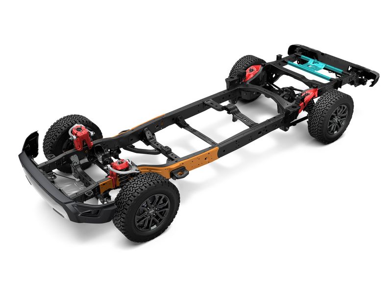 Telaio nuovo Ford Ranger Raptor