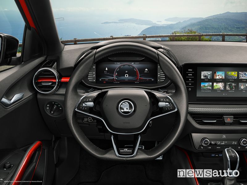 Volante abitacolo Skoda Fabia Monte Carlo