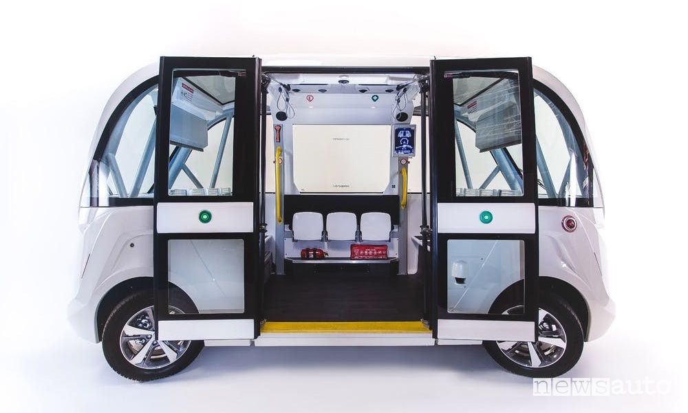 Bus guida autonoma, sperimentazione su strada a Torino
