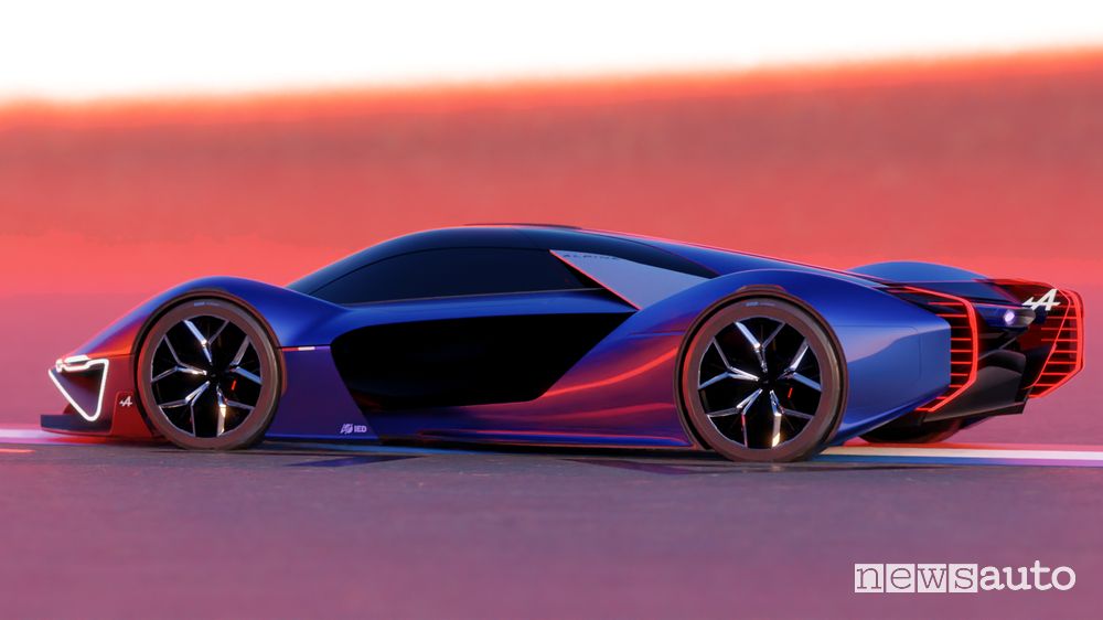 Vista posteriore Alpine A4810 Project by IED