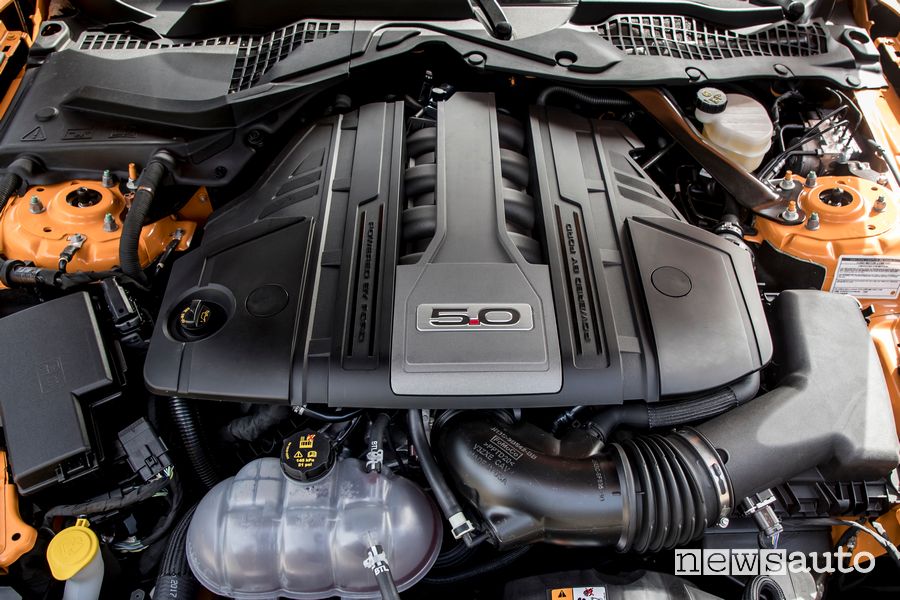 Vano motore V8 Ford Mustang California Special