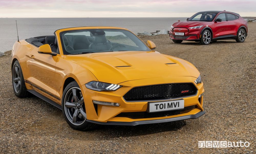 Ford Mustang California Special e Mustang Mach-E