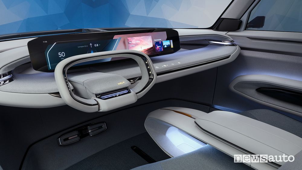 Volante abitacolo Kia Concept EV9