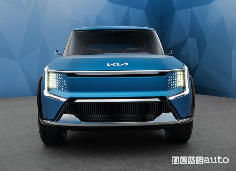Vista anteriore Kia Concept EV9