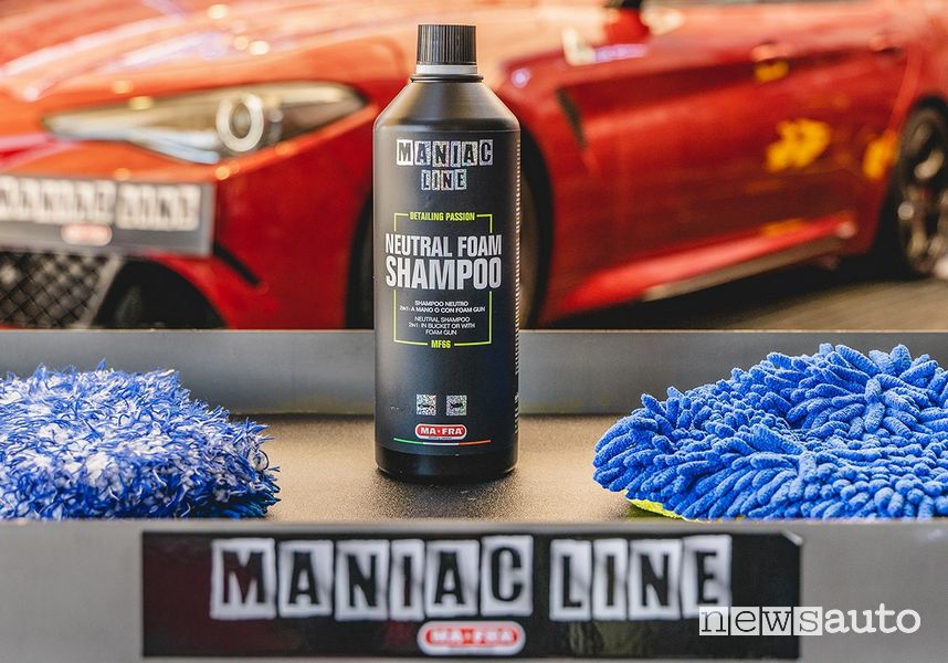 Neutral foam shampoo della linea Maniac Line di Ma-Fra