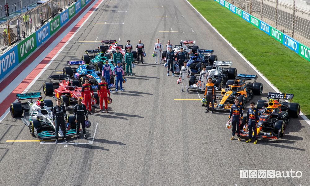 Piloti e monoposto F1 2022