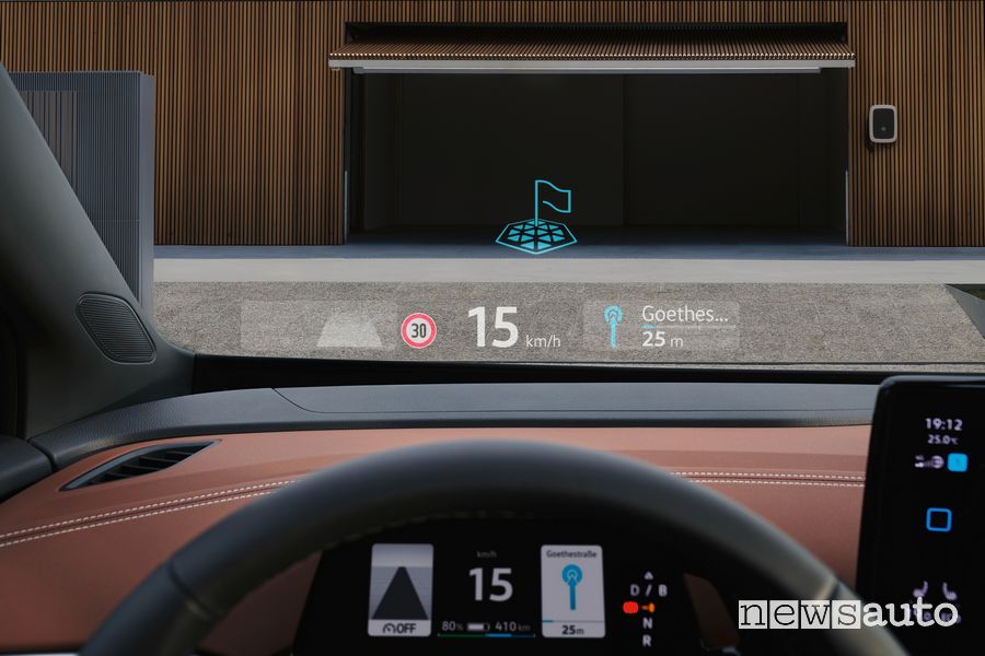Volkswagen ID Head-up-Display a realtà aumentata 