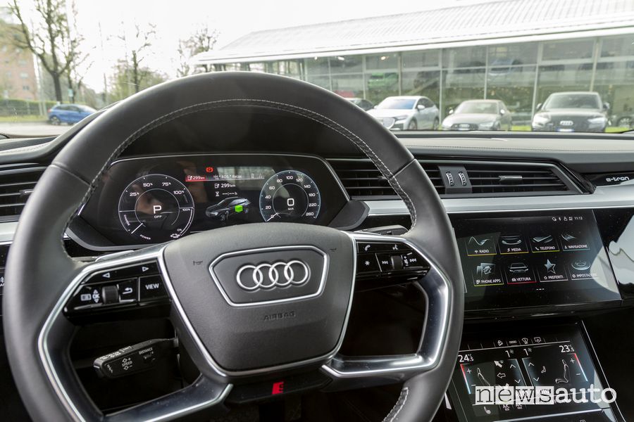 Info ricarica Audi-e-tron Sportback S colonnina veloce HPC