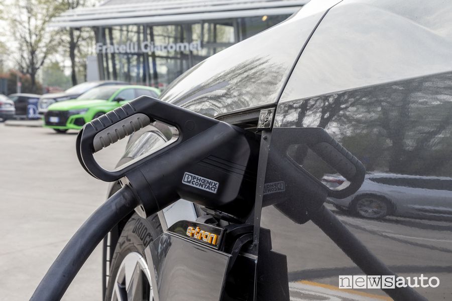 Audi colonnina di ricarica HPC Giacomelli Milano