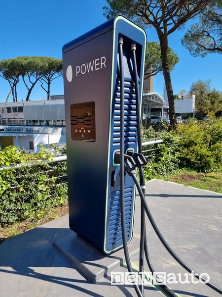 Audi colonnina di ricarica HPC Balduina Roma