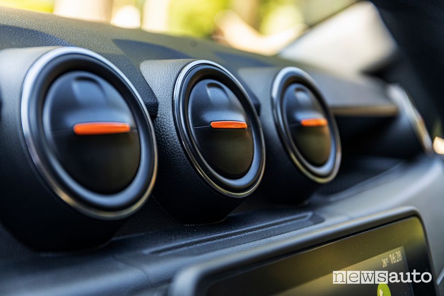 Bocchette dell'areazione abitacolo Dacia Duster Extreme
