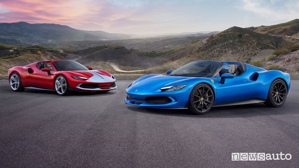 Nuova Ferrari 296 GTS Spider e Assetto Fiorano