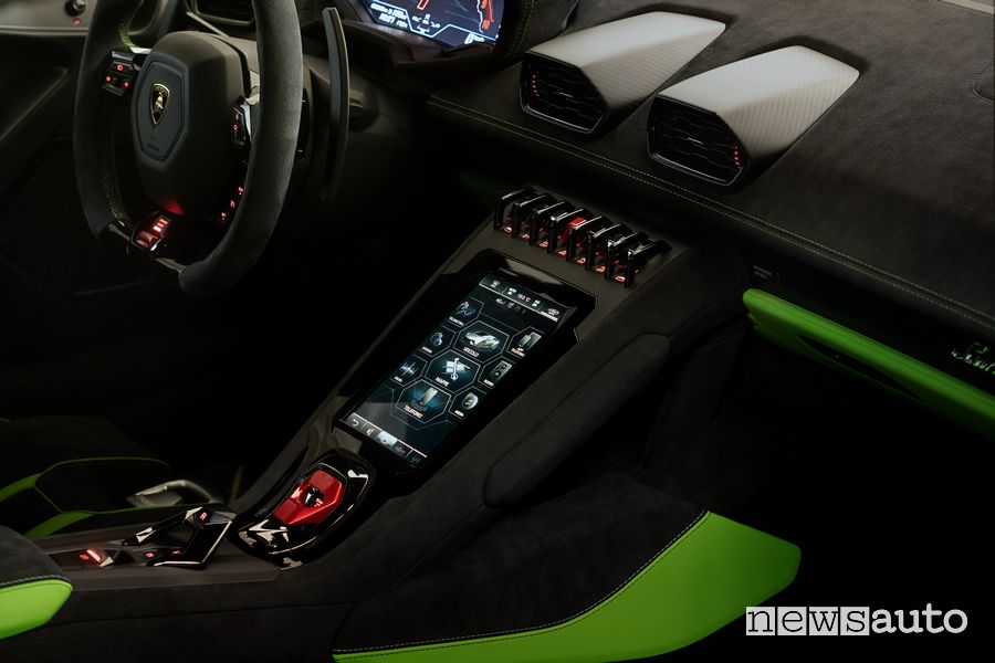 Plancia strumenti abitacolo Lamborghini Huracán Tecnica