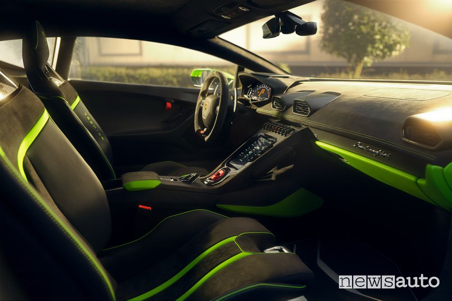 Sedili abitacolo Lamborghini Huracán Tecnica
