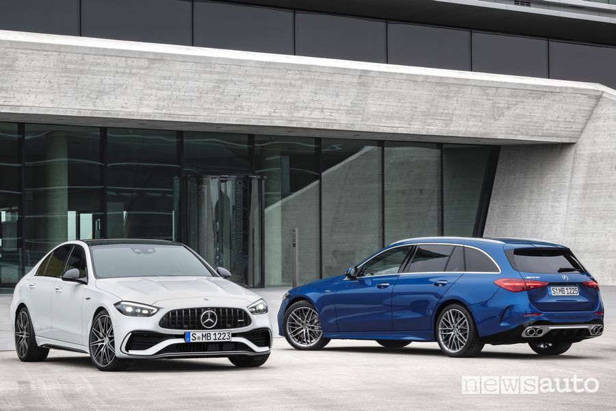Nuova Mercedes-AMG C 43 4Matic berlina e station wagon