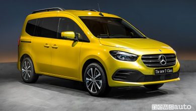 Vista di profilo Mercedes-Benz Classe T
