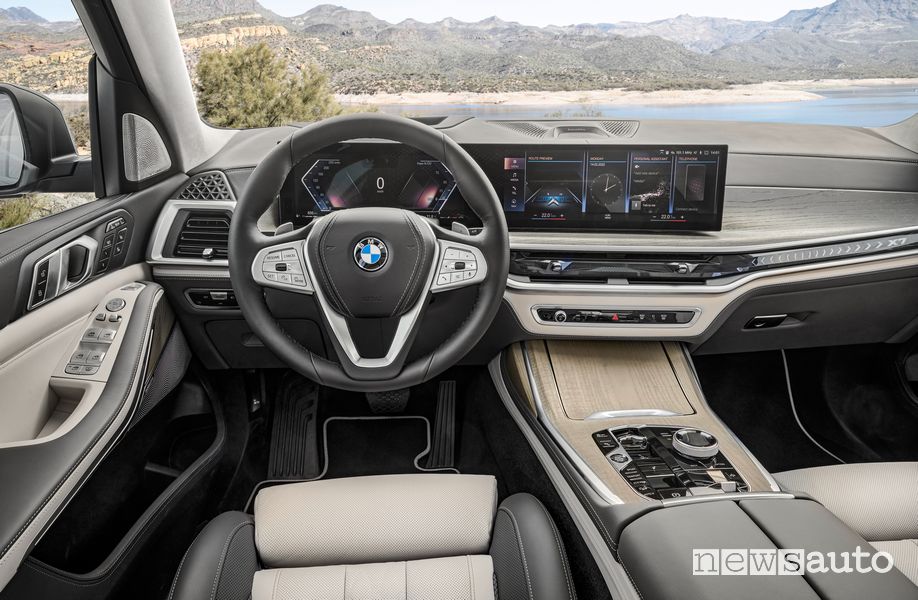 Plancia strumenti abitacolo BMW X7