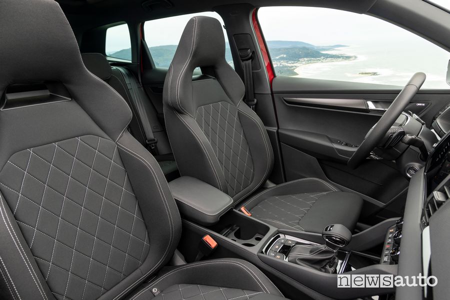 Sedili abitacolo nuovo Skoda Karoq Sportline