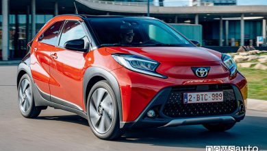 Toyota Aygo X prova su strada