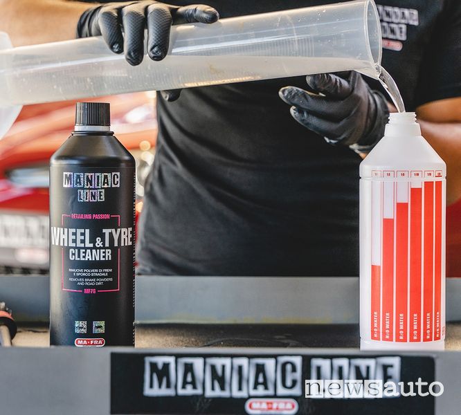 Wheel and Tyre Cleaner, come si utilizza